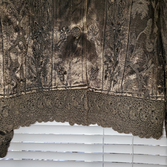 Flashback Womens vintage Embroidered Blazer L - Picture 6 of 13